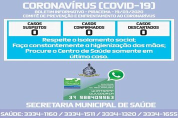 Foto - BOLETINS INFORMATIVOS COVID-19